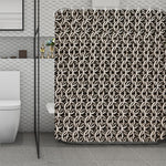 Chainmail Ring Print Polyester Shower Curtain