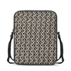 Chainmail Ring Print Rectangular Crossbody Bag