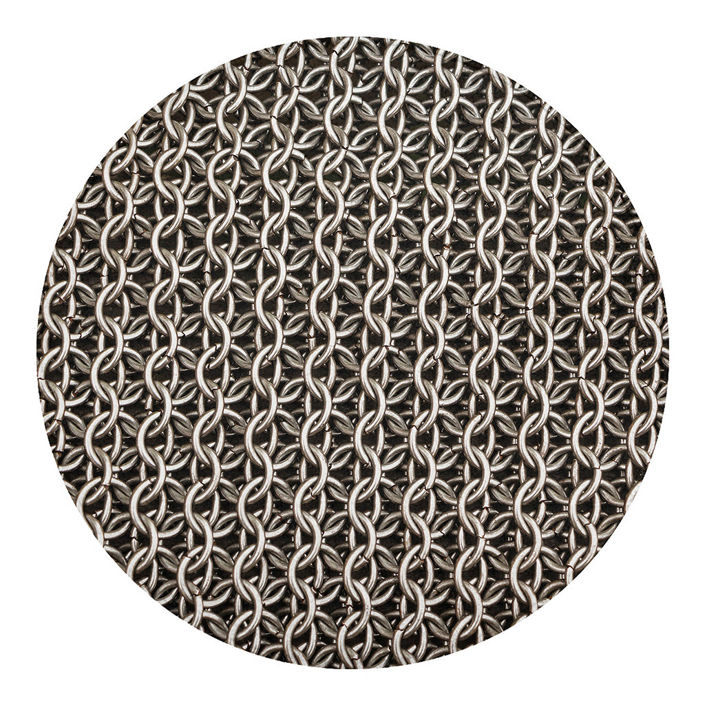 Chainmail Ring Print Round Blanket