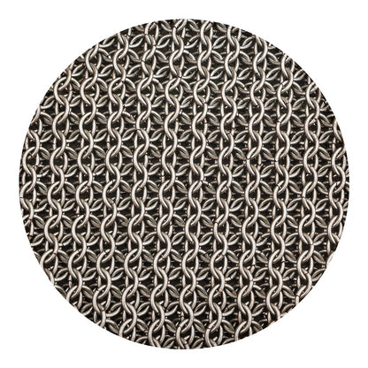 Chainmail Ring Print Round Blanket