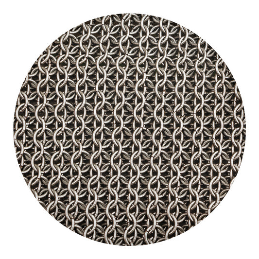 Chainmail Ring Print Round Blanket