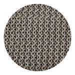 Chainmail Ring Print Round Blanket
