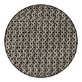 Chainmail Ring Print Round Floor Mat