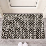 Chainmail Ring Print Rubber Doormat