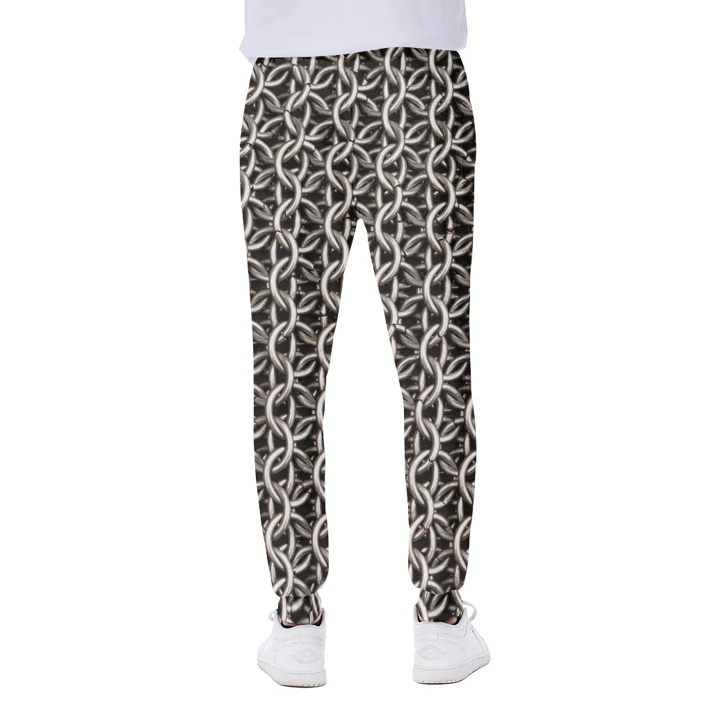 Chainmail Ring Print Scuba Joggers