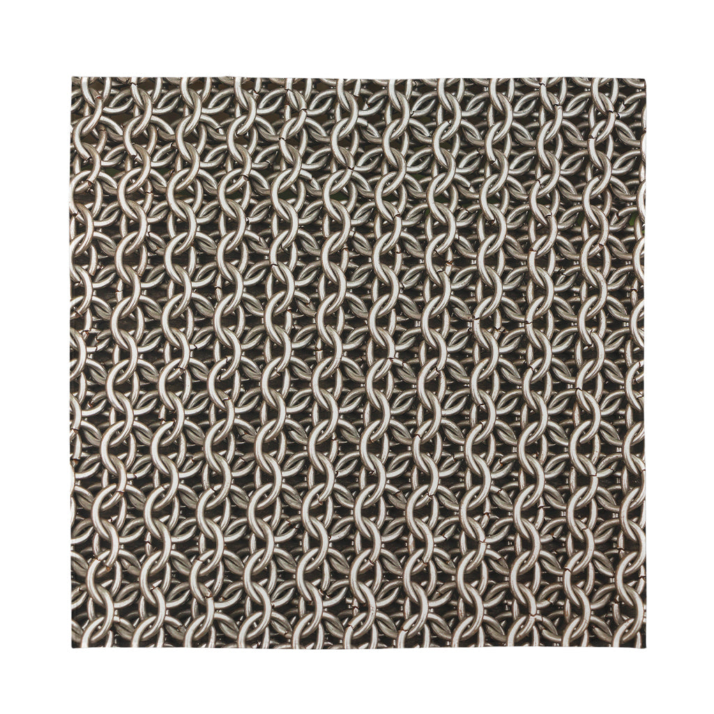 Chainmail Ring Print Silk Bandana