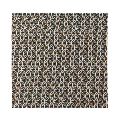 Chainmail Ring Print Silk Bandana