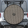 Chainmail Ring Print Tire Cover With Camera Hole