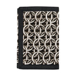 Chainmail Ring Print Trifold Wallet