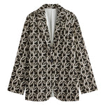 Chainmail Ring Print Women's Blazer