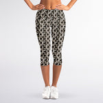 Chainmail Ring Print Women's Capri Leggings