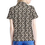 Chainmail Ring Print Women's Polo Shirt