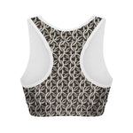 Chainmail Ring Print Women's Sports Bra