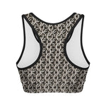 Chainmail Ring Print Women's Sports Bra