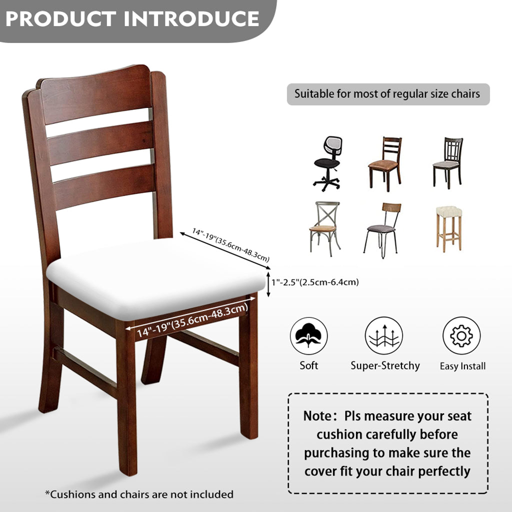 Purple Light Disco Ball Print Chair Cushion Cover