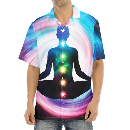 Chakras Of The Universe Print Aloha Shirt