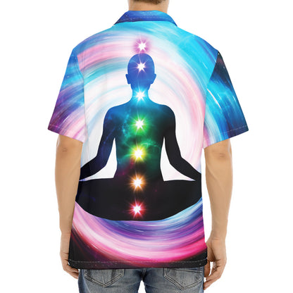 Chakras Of The Universe Print Aloha Shirt