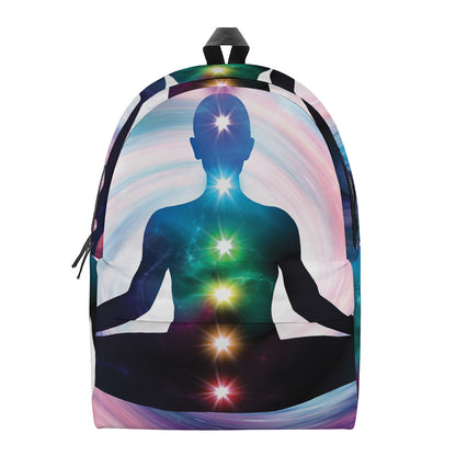 Chakras Of The Universe Print Backpack