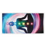 Chakras Of The Universe Print Beach Towel