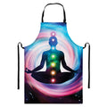 Chakras Of The Universe Print Bib Apron With Pocket