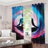 Chakras Of The Universe Print Blackout Grommet Curtains