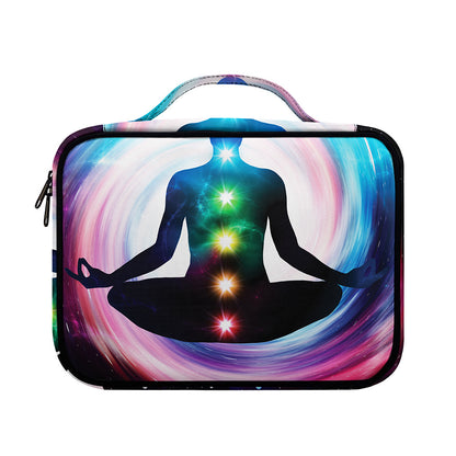 Chakras Of The Universe Print Briefcase Bible Bag