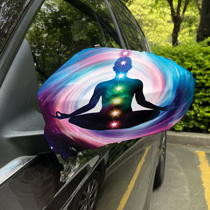 Chakras Of The Universe Print Car Side Mirror Covers