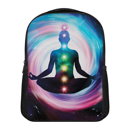 Chakras Of The Universe Print Casual Backpack