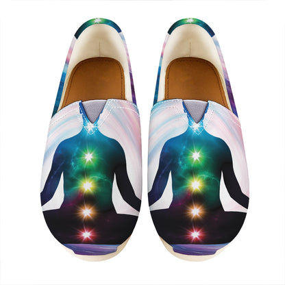 Chakras Of The Universe Print Casual Shoes