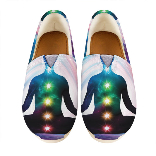 Chakras Of The Universe Print Casual Shoes