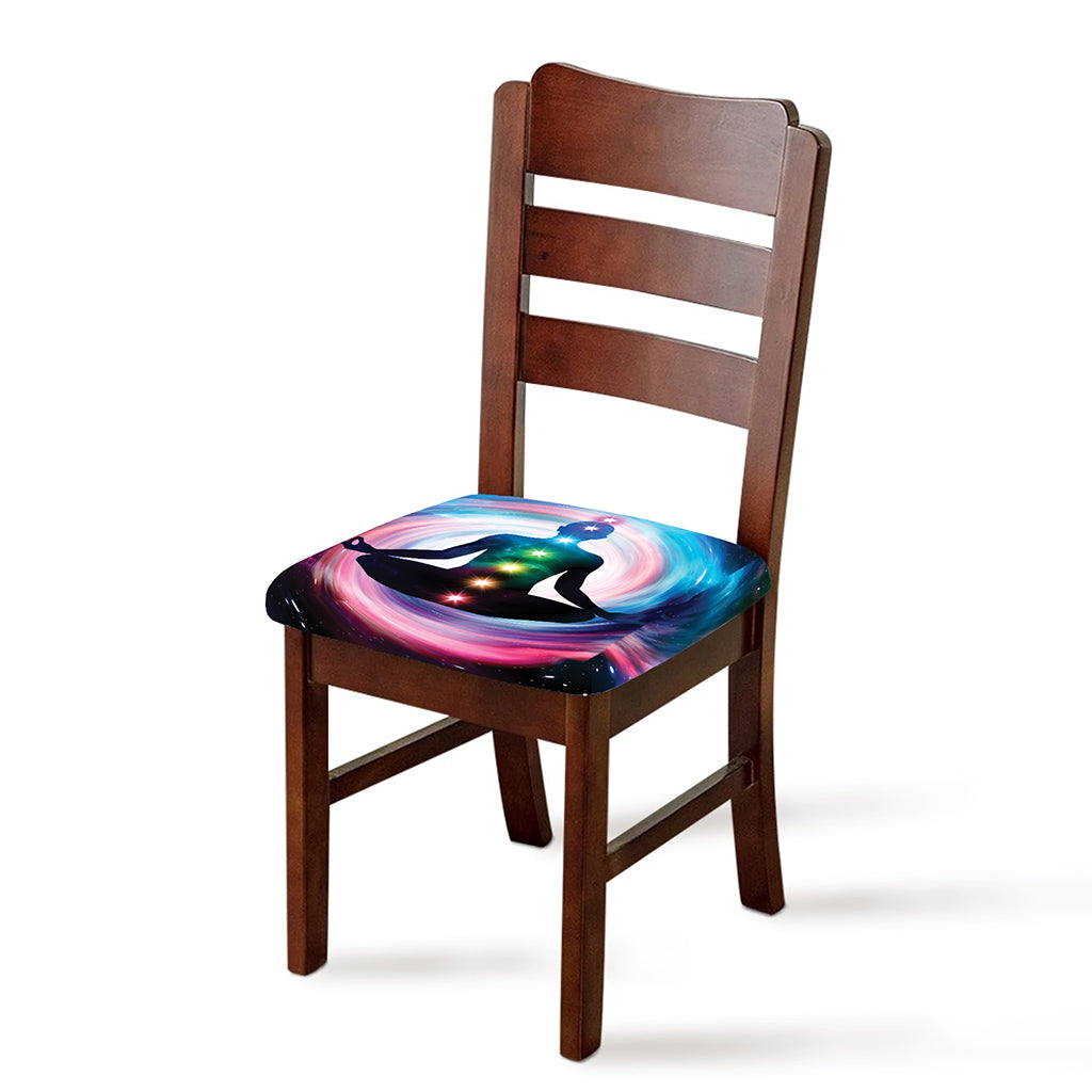 Chakras Of The Universe Print Chair Cushion Cover