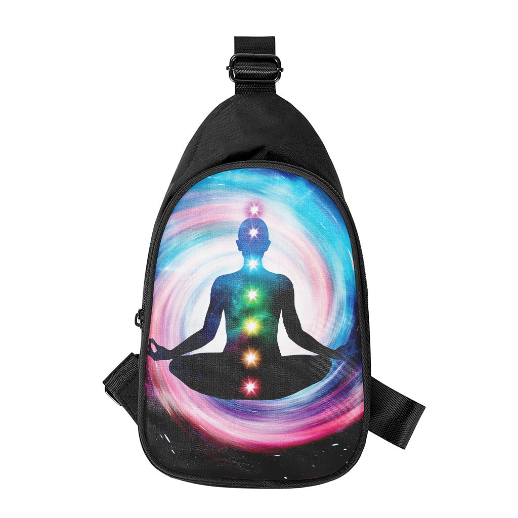 Chakras Of The Universe Print Chest Bag