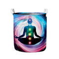 Chakras Of The Universe Print Collapsible Laundry Basket