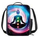 Chakras Of The Universe Print Crossbody Lunch Bag