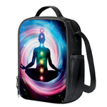 Chakras Of The Universe Print Crossbody Lunch Bag