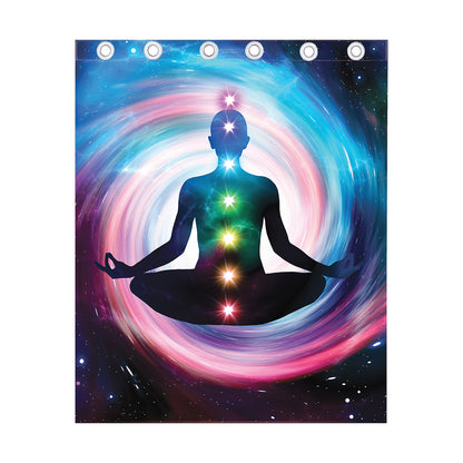 Chakras Of The Universe Print Curtain
