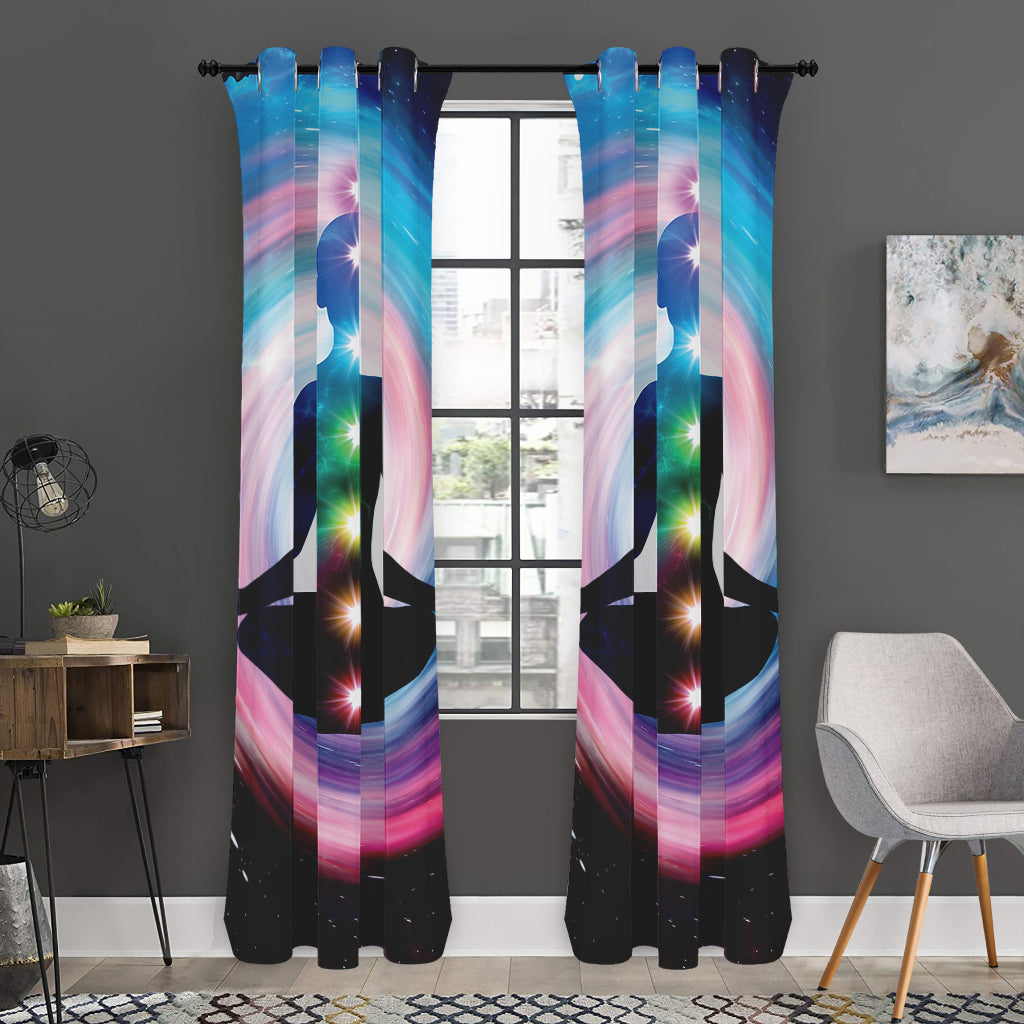 Chakras Of The Universe Print Curtain