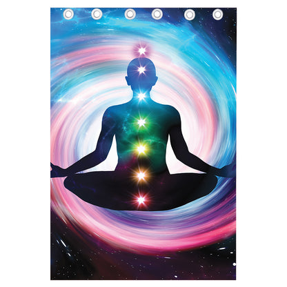 Chakras Of The Universe Print Curtain
