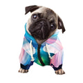 Chakras Of The Universe Print Dog Zip Up Hoodie