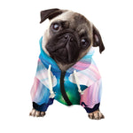 Chakras Of The Universe Print Dog Zip Up Hoodie