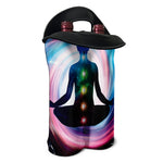 Chakras Of The Universe Print Double Neoprene Wine Tote