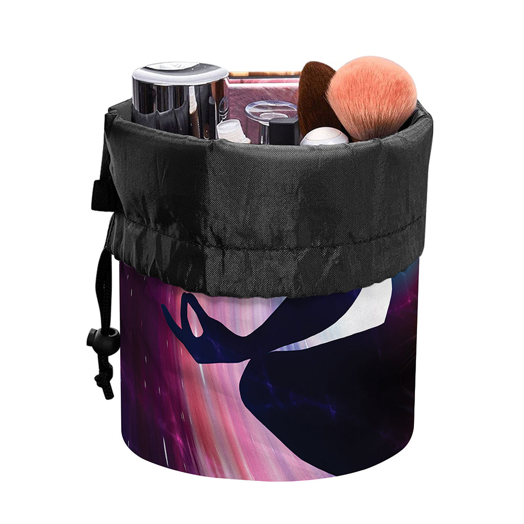 Chakras Of The Universe Print Drawstring Makeup Bag