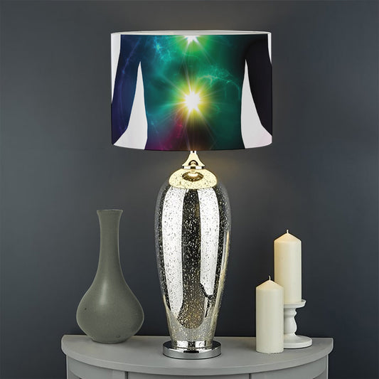 Chakras Of The Universe Print Drum Lamp Shade