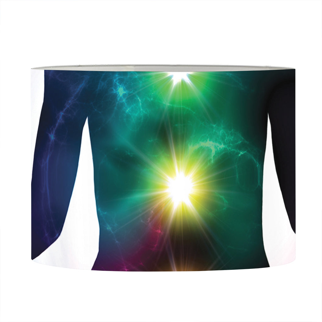 Chakras Of The Universe Print Drum Lamp Shade