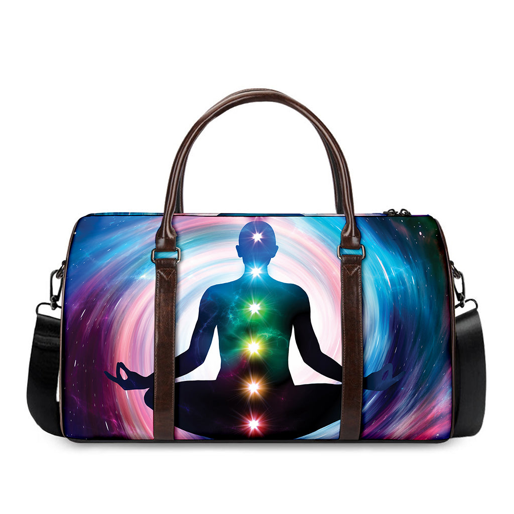 Chakras Of The Universe Print Duffle Bag