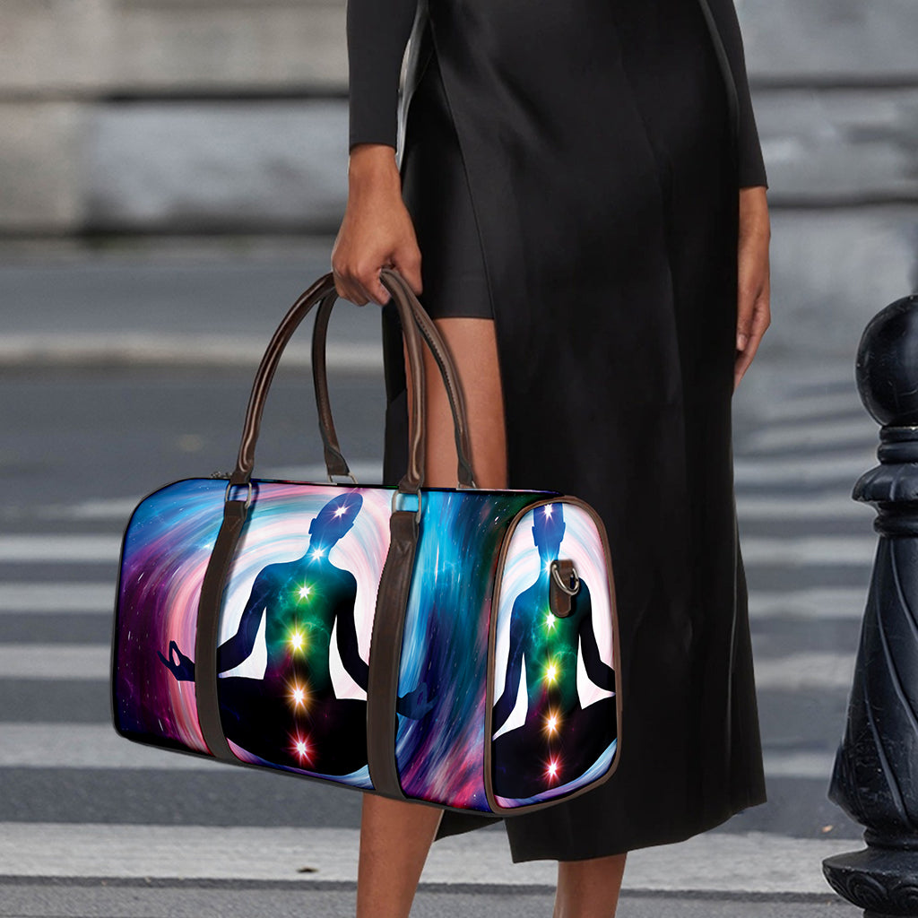Chakras Of The Universe Print Duffle Bag