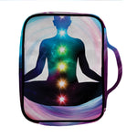 Chakras Of The Universe Print Front Pocket Bible Bag