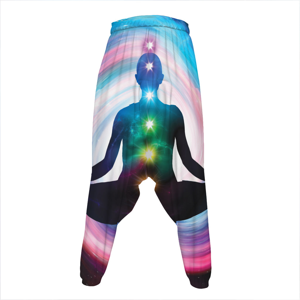 Chakras Of The Universe Print Hammer Pants