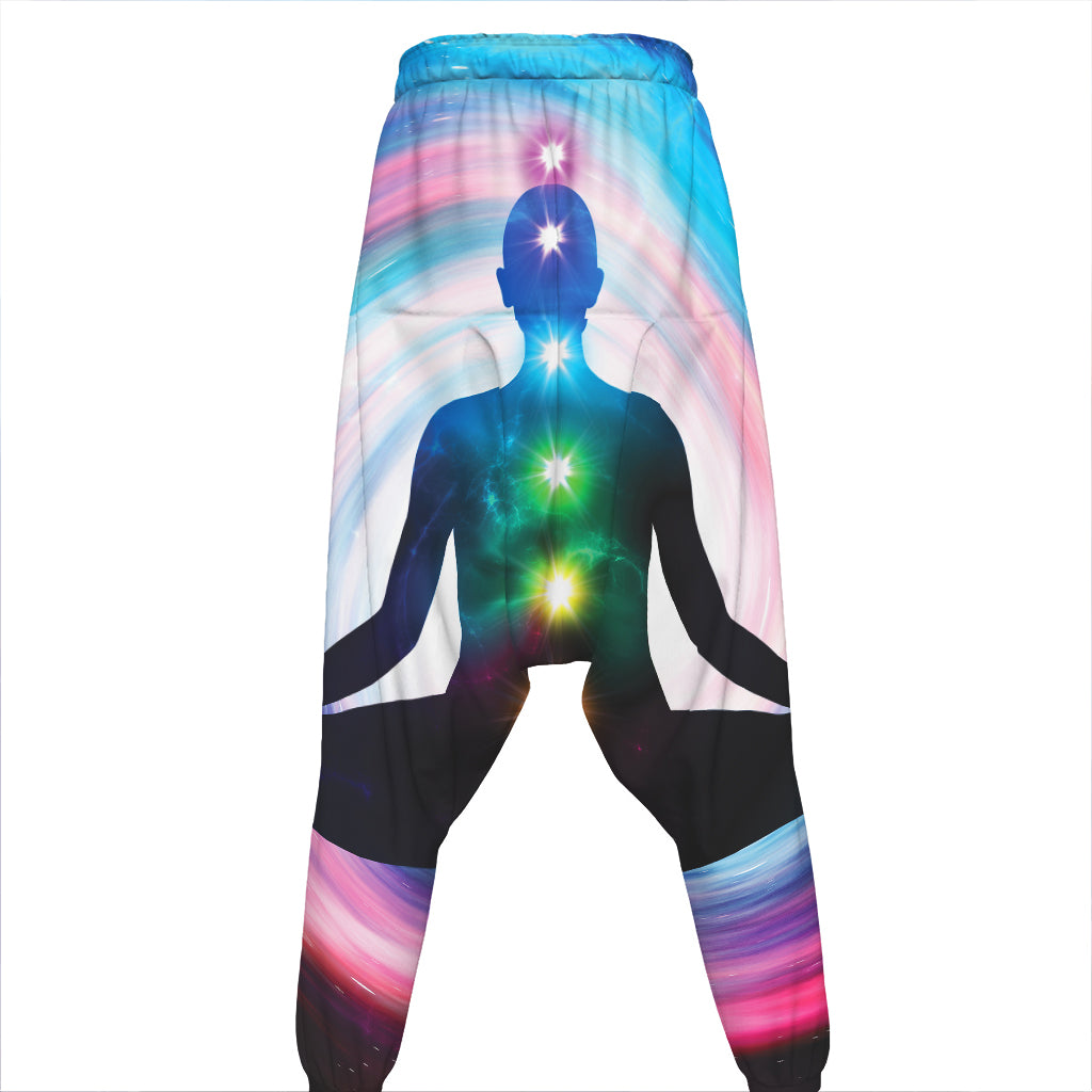 Chakras Of The Universe Print Hammer Pants