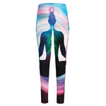 Chakras Of The Universe Print High-Waisted Pocket Leggings